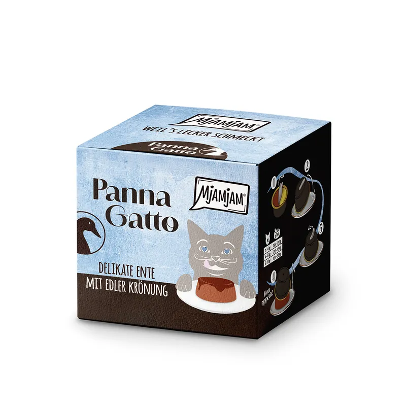 Beliebt MJAMJAM Katze Panna Gatto Ente 2 x 80 g